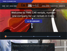 Tablet Screenshot of crete-rent-car.com